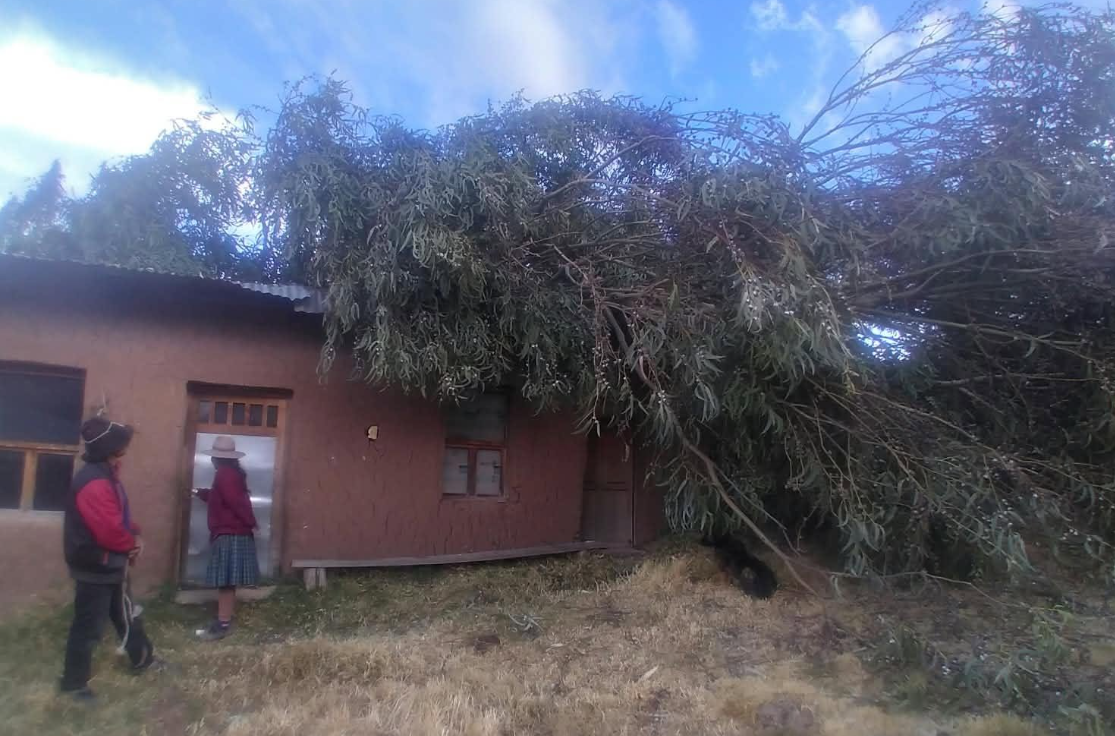 VIENTOS FUERTES CAUSAN DAÑOS EN VIVIENDAS Y AFECTAN A NUEVE PERSONAS EN TRES PROVINCIAS DE APURÍMAC